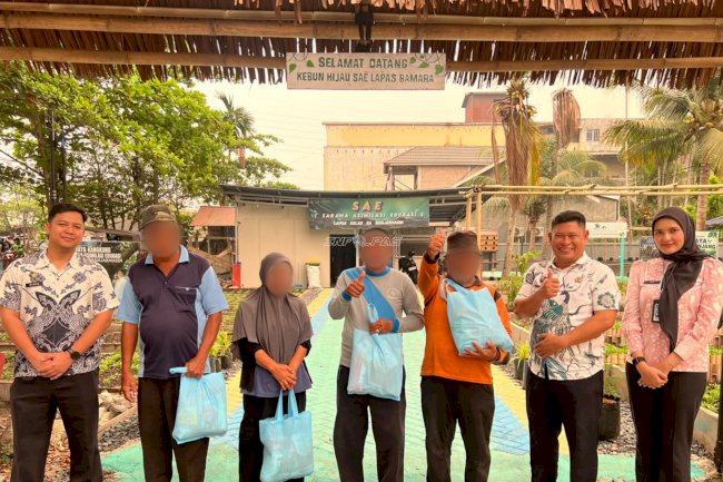 Aksi Sosial, Lapas Banjarmasin Salurkan 30 Paket Sembako bagi Masyarakat Sekitar