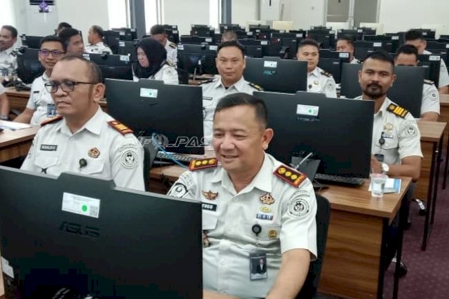 Uji Kompetensi ProASN, Tiga Pejabat Lapas Narkotika Karang Intan Petakan Potensi Diri