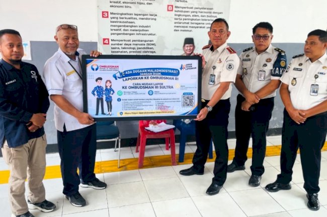 Lapas Kendari Perkuat Kualitas Pelayanan Publik lewat Monitoring Ombudsman RI Perwakilan Sultra 