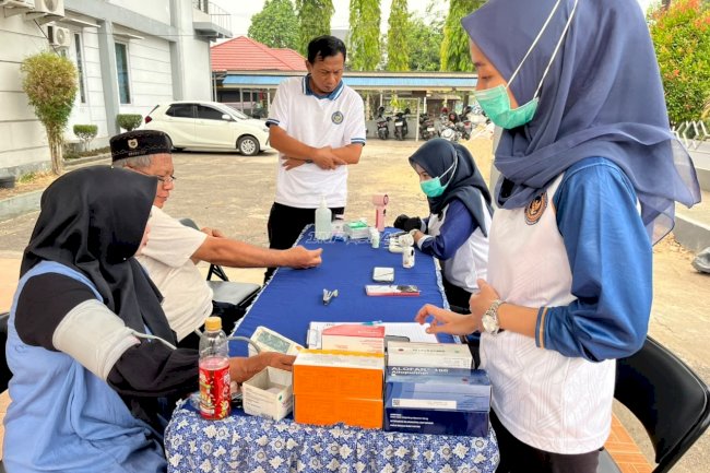 Peduli Kesehatan Masyarakat, Rutan Rantau Buka Layanan Pemeriksaan Gratis