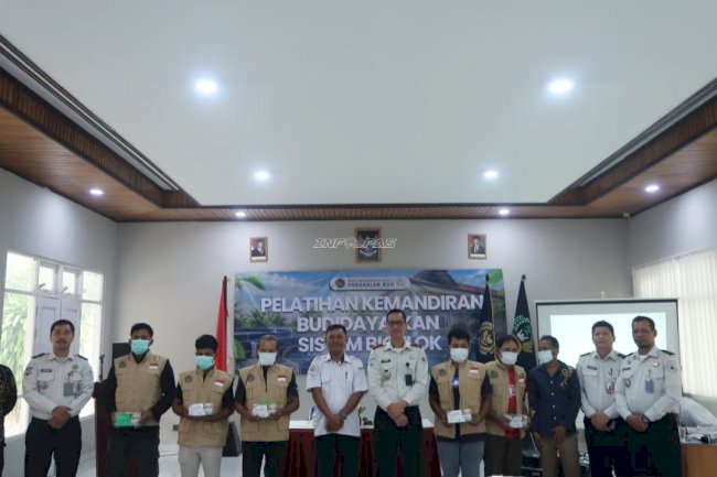 Latih Keterampilan Klien, Bapas Pangkalan Bun Gelar Pelatihan Budi Daya Ikan