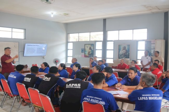 Gandeng STTN Salatiga, Lapas Magelang Berikan Pendidikan Teologi bagi Warga Binaan Nasrani