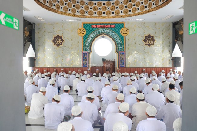 Perdalam Tauhid, Warga Binaan Lapas Pemuda Madiun Ikuti Pembinaan Keagamaan