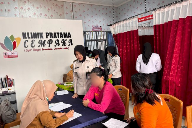 Deteksi Dini Kanker Serviks, Lapas Perempuan Pangkalpinang Gelar Skrining bagi Warga Binaan