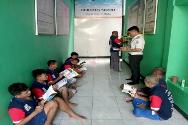 Sambut Pekan Literasi Global, Warga Binaan Lapas Wahai Tingkatkan Minat Baca