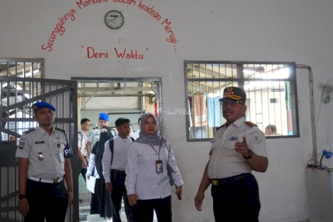 Bersama Ombudsman RI, Kanwil Ditjenpas Sulteng Perkuat Pengawasan Pelayanan di Lapas Palu