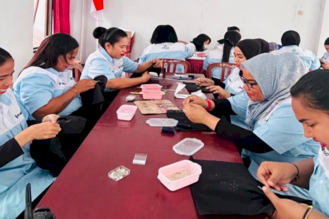 Lapas Perempuan Ambon bersama BPVP Maluku Gelar Uji Kompetensi dan Tutup Pelatihan Menjahit
