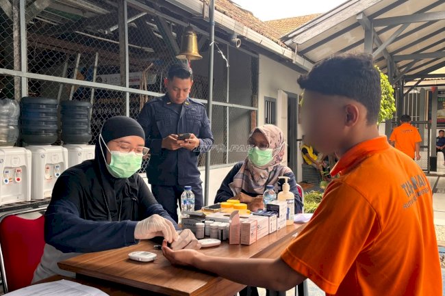 Rutan Kebumen Gelar CKG dan Skrining TBC bagi Pegawai dan Warga Binaan