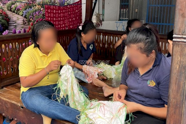 Produksi Kain Jumputan di Lapas Perempuan Palembang Buktikan Produktivitas Warga Binaan