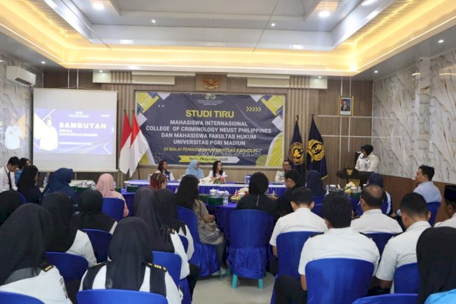 Bapas Madiun Terima Kunjungan Studi Tiru NEUST Philippines dan Fakultas Hukum Unipma