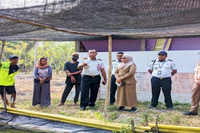 Bapas Luwuk Gandeng Dinas Perikanan Banggai, Siapkan Budidaya Lele di Hanafi Garden
