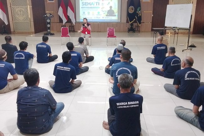 Kolaborasi Berkelanjutan, Lapas Cipinang Padukan Edukasi Kesehatan dan Meditasi melalui Sehati