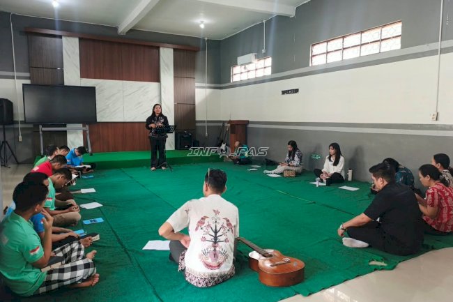 LPKA Palangka Raya Fasilitasi Ibadah Nasrani bersama Penyuluh Agama Kemenag