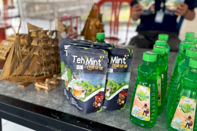 Pojok Karya Lapas Narkotika Karang Intan Tampilkan Produk Warga Binaan saat Jam Kunjungan