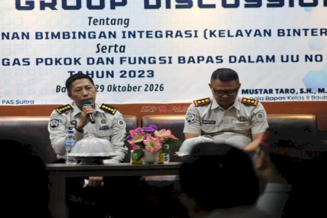 Bapas Baubau Gelar FGD Kelayan Binter, Perkuat Sinergi Lintas Sektor