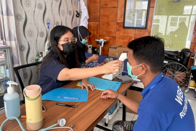 Jaga Kesehatan Warga Binaan, Rutan Rantau Lakukan Pemeriksaan Berkala