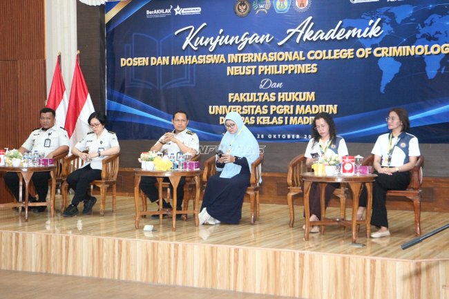 Lapas Madiun Perkenalkan Program Pembinaan kepada Akademisi NEUST Philippines dan Unipma