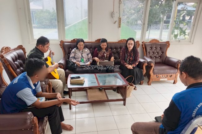 Lapas Tanjung Fasilitasi Ibadah Warga Binaan Nasrani bersama Kemenag Tabalong