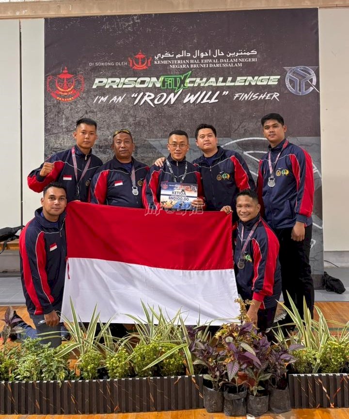 Indonesia Raih Perunggu pada Ajang Prison FitX Challenge di Brunei Darussalam