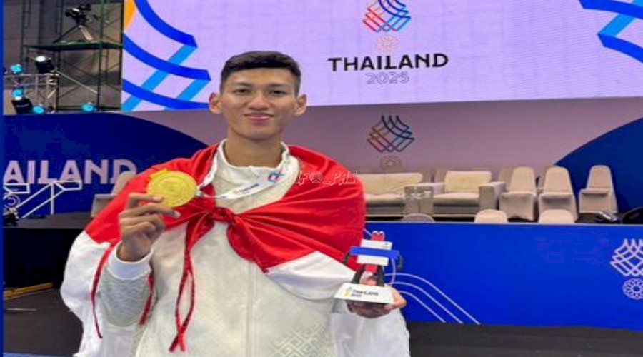 Petugas Lapas Terbuka Ciangir Raih Medali Emas di SEA Games 2025