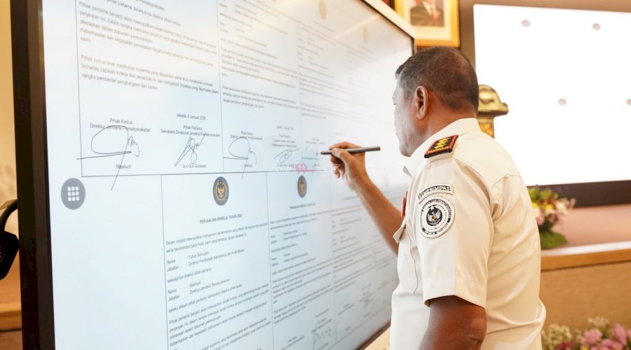 Ditjenpas Perkuat Komitmen dan Profesionalisme Kerja, Tandatangani Perjanjian Kinerja Tahun 2026