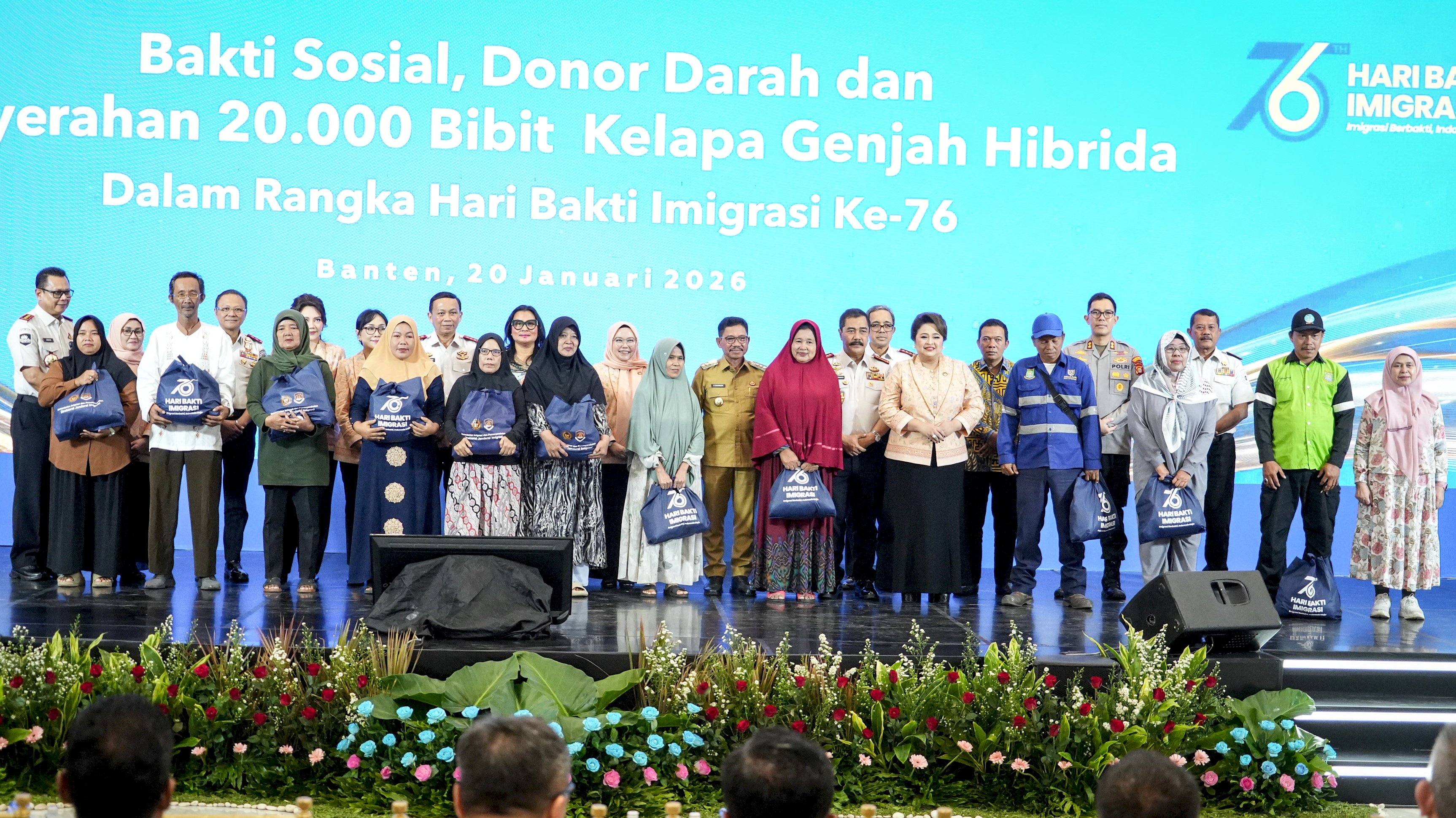 Pemasyarakatan Tingkatkan Sinergi dan Kepedulian Sosial pada Rangkaian Hari Bakti Imigrasi Ke-76