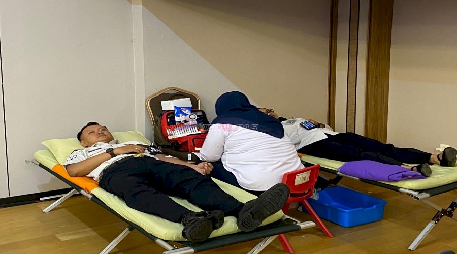Sambut HBP Ke-62, Donor Darah Ditjenpas Kumpulkan 107 Kantong Darah 