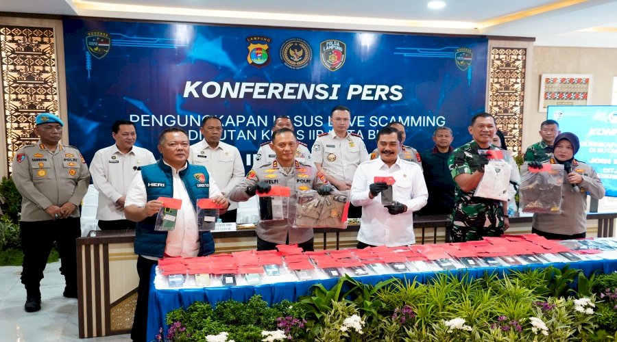 Investigasi Bersama, Kemenimipas dan Polda Lampung Ungkap Kasus Love Scamming di Rutan Kotabumi 