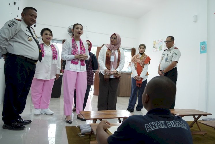 Selvi Gibran dan Seruni Kabinet Merah Putih Tinjau Pembinaan Anak di LPKA Batam