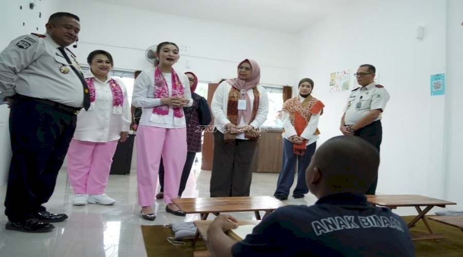 Selvi Gibran dan Seruni Kabinet Merah Putih Tinjau Pembinaan Anak di LPKA Batam