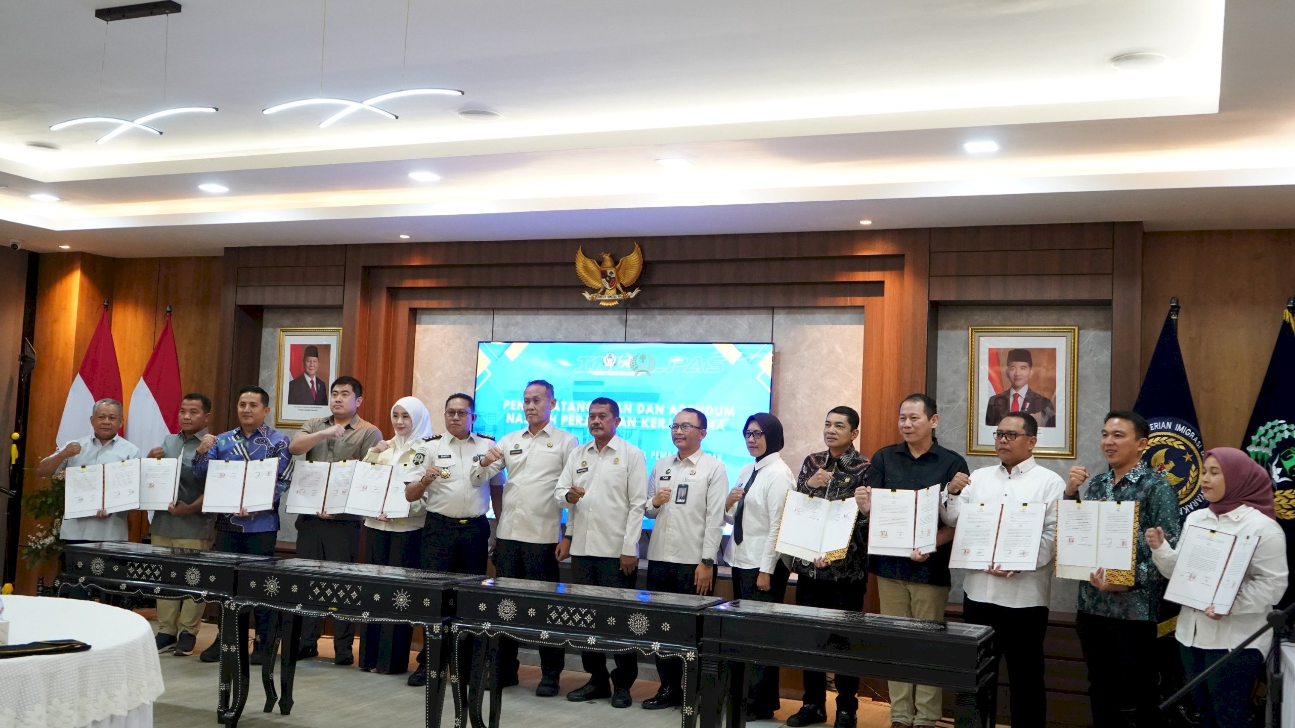 Ditjenpas dan 11 Mitra Perkuat Sinergi Pembinaan melalui Penandatanganan dan Adendum Naskah PKS