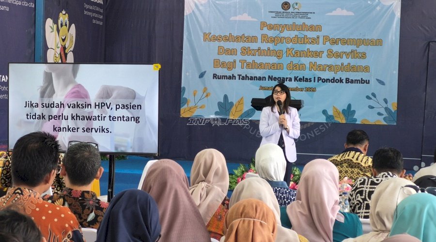 Pastikan Hak Kesehatan Terpenuhi, Rutan Pondok Bambu Gelar Skrining Kanker Serviks